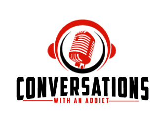 Conversations With An Addict logo design by ElonStark