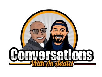 Conversations With An Addict logo design by ElonStark