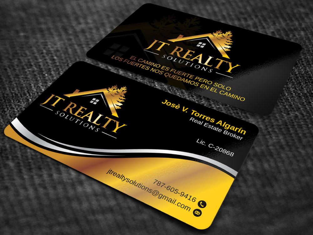 JT Realty Solutions logo design by Boomstudioz