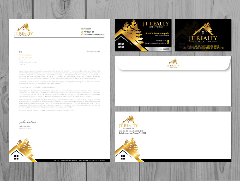 JT Realty Solutions logo design by Boomstudioz
