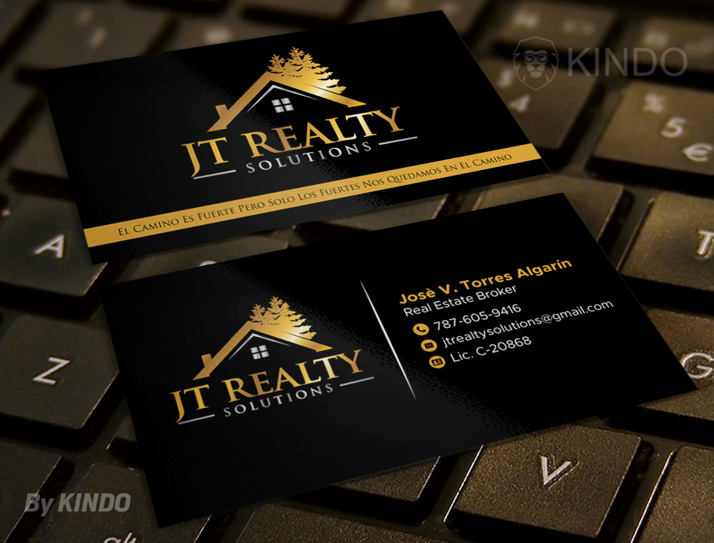 JT Realty Solutions logo design by Kindo