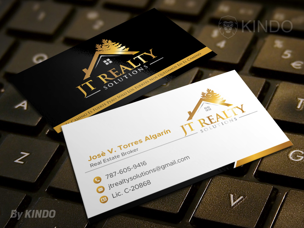 JT Realty Solutions logo design by Kindo