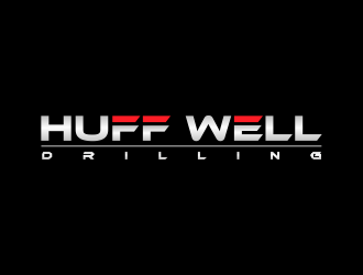Huff Well Drilling logo design by giphone