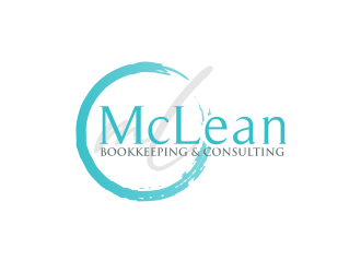 McLean Bookkeeping  - OR - McLean Bookkeeping & Consulting logo design by pakderisher