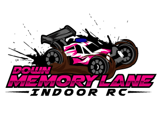 Down Memory Lane Indoor RC logo design by ElonStark