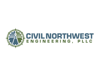 Civil Northwest Engineering, PLLC logo design by ElonStark