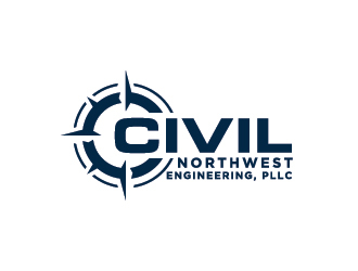 Civil Northwest Engineering, PLLC logo design by Fear