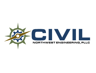 Civil Northwest Engineering, PLLC logo design by ElonStark
