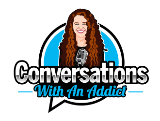 Conversations With An Addict logo design by ElonStark