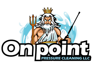 On point pressure cleaning llc logo design by ElonStark