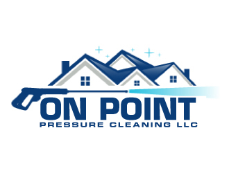 On point pressure cleaning llc logo design by ElonStark