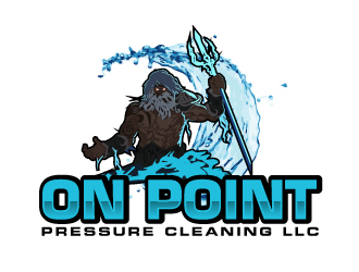 On point pressure cleaning llc logo design by ElonStark