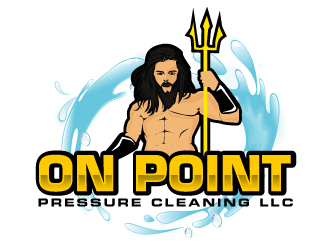 On point pressure cleaning llc logo design by ElonStark