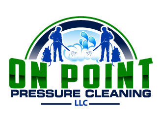 On point pressure cleaning llc logo design by Suvendu