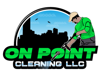 On point pressure cleaning llc logo design by Suvendu