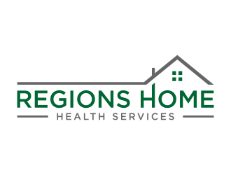 Regions Home Health Services logo design by p0peye