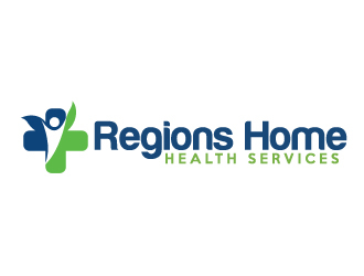 Regions Home Health Services logo design by ElonStark