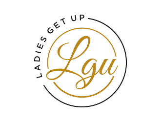 L.G.U/ Ladies Get UP logo design by Galfine