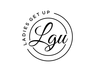 L.G.U/ Ladies Get UP logo design by Galfine