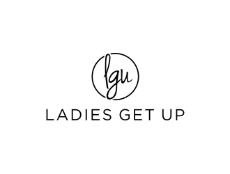 L.G.U/ Ladies Get UP logo design by johana
