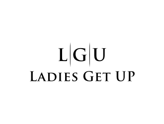 L.G.U/ Ladies Get UP logo design by johana