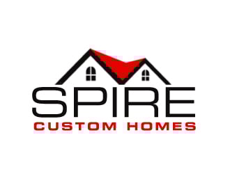 Spire Custom Homes logo design by ElonStark