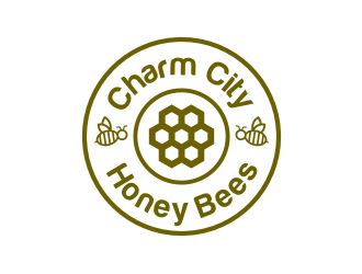 Charm City Honey Bees logo design by lintinganarto