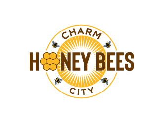 Charm City Honey Bees logo design by Creativeminds