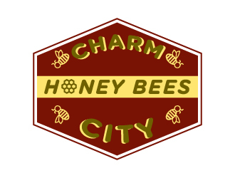 Charm City Honey Bees logo design by pilKB