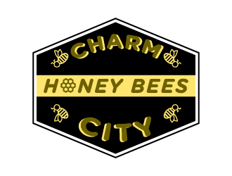 Charm City Honey Bees logo design by pilKB