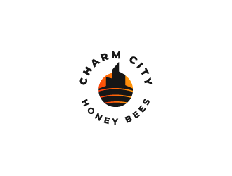 Charm City Honey Bees logo design by LAVERNA