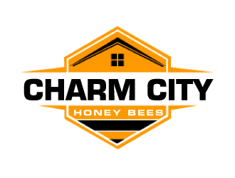 Charm City Honey Bees logo design by ElonStark