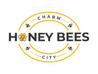 Charm City Honey Bees logo design by Galfine