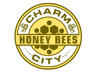 Charm City Honey Bees logo design by Suvendu