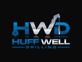 Huff Well Drilling logo design by Rizqy