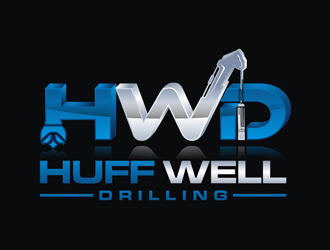 Huff Well Drilling logo design by Rizqy