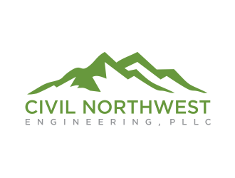 Civil Northwest Engineering, PLLC logo design by GassPoll