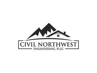 Civil Northwest Engineering, PLLC logo design by wongndeso