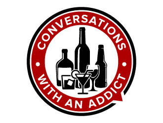 Conversations With An Addict logo design by jaize