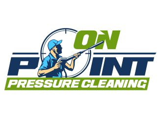 On point pressure cleaning llc logo design by veron