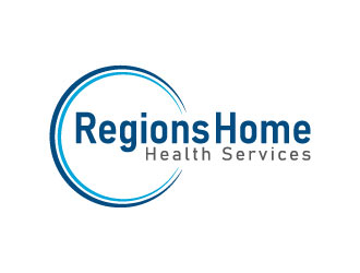 Regions Home Health Services logo design by pixalrahul