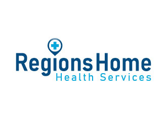 Regions Home Health Services logo design by pixalrahul