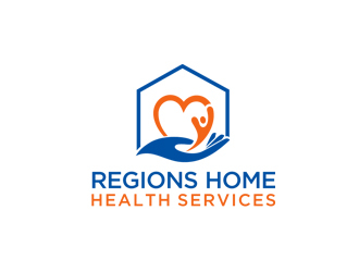 Regions Home Health Services logo design by krishna