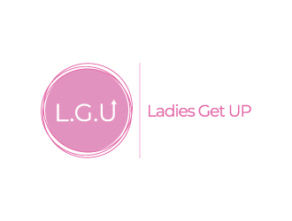 L.G.U/ Ladies Get UP logo design by yondi
