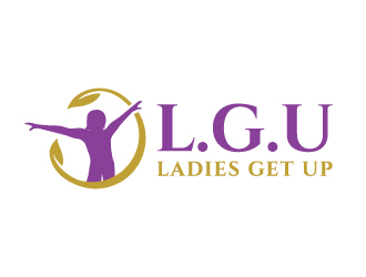 L.G.U/ Ladies Get UP logo design by akilis13