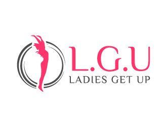L.G.U/ Ladies Get UP logo design by akilis13