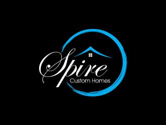 Spire Custom Homes logo design by zinnia