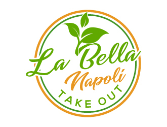 La Bella Napoli Take out logo design by LogoQueen