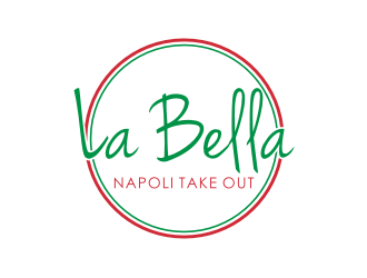 La Bella Napoli Take out logo design by johana
