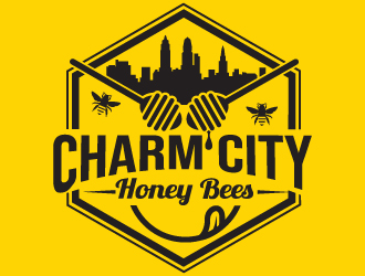 Charm City Honey Bees logo design by Suvendu